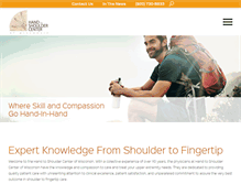 Tablet Screenshot of handtoshoulderwisconsin.com